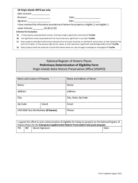appraisal license us virgin islands